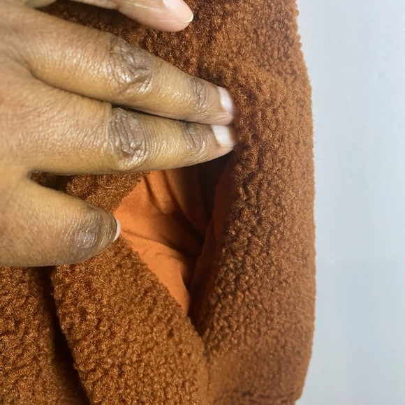 CALLIE MAC PULLOVER FLEECE FOR MEN IN BURNT ORANGE SIZE L. - Picture 6 of 6